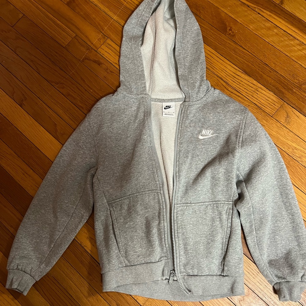 Nike Kids Heather Gray Hoodie